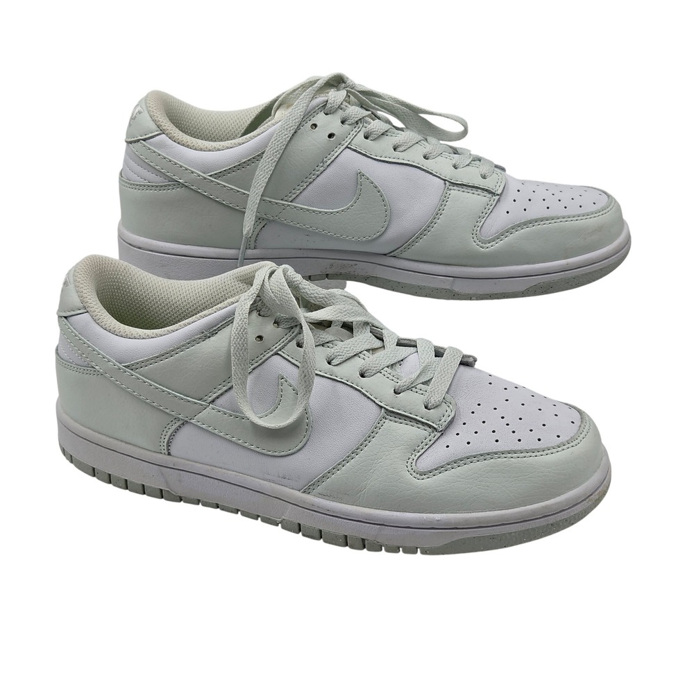 Nike Dunk Low Next Nature Sneakers Womens 9.5 White Sea Glass Mint DN1431-100